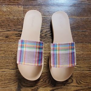 Madewell Summer Plaid Sandals